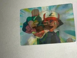 Pokemon Ash Ketchum Lenticular Promo Card PIKA-0020D/DVD - Image 2