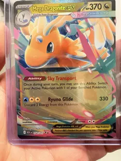 Mega Dragonite Ex 152/217 Ascended Heroes Holo Pokemon Card TCG NM - Image 1
