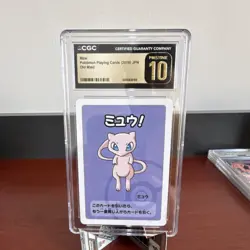 Pokemon Mew World Hobby Fair Regular Japanese 2019 CGC Pristine 10 Card - Image 1