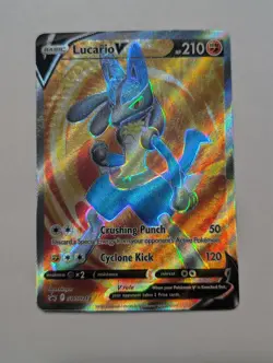 Lucario V SWSH213 SWSH: Sword & Shield Promo Cards Holo - Image 1