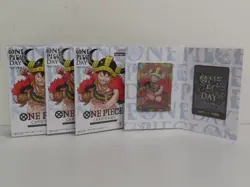 (4) Lot 2025 One Piece Day '25 Premium TCG Card Game Collection Sealed Pack (a) - Image 1