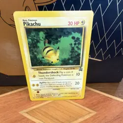 Pokemon TCG Pikachu Holo Promo 027 60 HP (1999) Card - Image 1