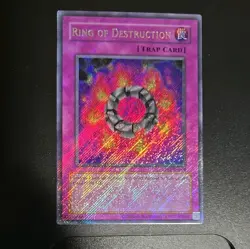 Yugioh: 1x Ring of Destruction - RP02-EN066 - Secret Rare - Unlimited Edition - - Image 1