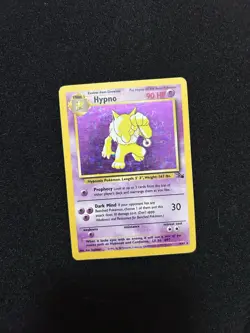 Hypno Holo Gen 1 Fossil Set Pokemon Card 8/62 - Image 1