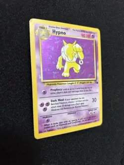 Hypno Holo Gen 1 Fossil Set Pokemon Card 8/62 - Image 2