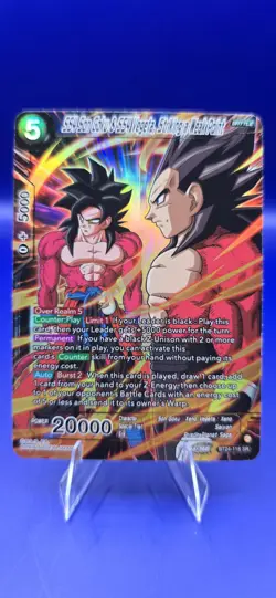 Dragon Ball Super Card Game SS4 Son Goku & Ss4 Vegeta, Striking a Weak Point - Image 1