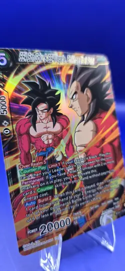 Dragon Ball Super Card Game SS4 Son Goku & Ss4 Vegeta, Striking a Weak Point - Image 2