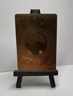 Pokemon Charizard DX 500hp Gold Foil Fan Art Collector Card TCG - Image 2