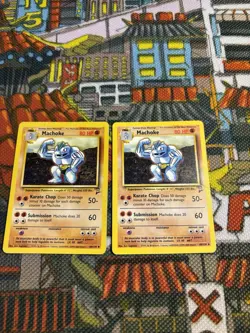 Pokemon Machoke Base Set 2 Vintage Card #49/130 Wotc 2000 (x2) - 💎🔥 Set Of 2 - Image 2