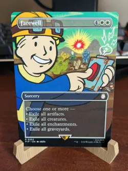 MTG: Farewell BORDERLESS #353, NM Universes Beyond: Fallout Chase Card!! - Image 1