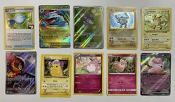 Pokemon Card Lot 20x Machamp, Raichu, Pikachu, Gengar, Nymble Holo Foil Trainer - Image 1