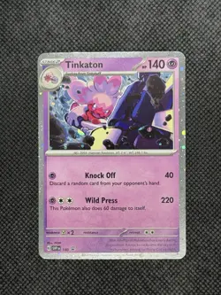 Tinkaton - 140 (Cosmo Holo) - SV: Scarlet & Violet Promo Cards (SVP) - NM - Image 3