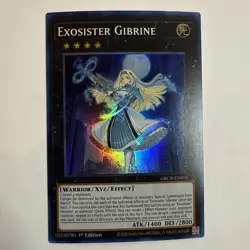 Yugioh! Exosister Gibrine - GRCR-EN019 - Super Rare - 1st Edition Near Mint, Eng - Image 1