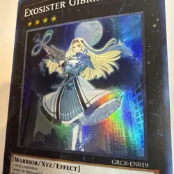 Yugioh! Exosister Gibrine - GRCR-EN019 - Super Rare - 1st Edition Near Mint, Eng - Image 2