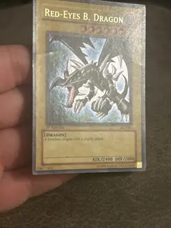 Yugioh! MP Red-Eyes B. Dragon - SDJ-001 - Ultra Rare - 1st Edition Moderately Pl - Image 5