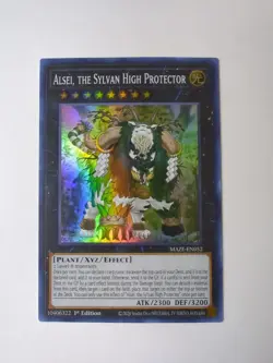 Alsei, The Sylvan High Protector MAZE-EN052 Super Rare 1st Ed NM | YuGiOh - Image 1