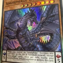 YUGIOH FIGA-EN057 Amorphage Goliath Super Rare 1st Edtion NM - Image 4