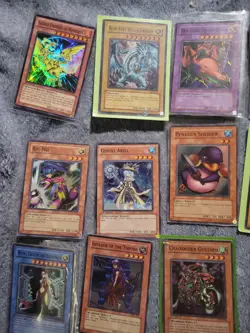 Yugioh 25 Card Super Rare Holo Cards, Blue Eyes, Dark Magician, Etc. - Image 2