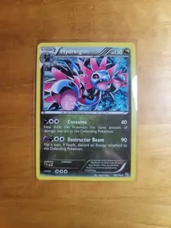 Hydreigon 098/124 Blister Exclusives Cosmos Holo Rare 2012 Pokemon Card NM - Image 1