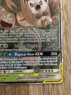 Rowlet & Alolan Exeggutor GX 1/236 Unified Minds Pokemon Card - Image 5