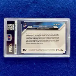 PSA10 Topps Shohei Ohtani Bonus Card Gold 50 50 Achievement Commemoration ODB38 - Image 2