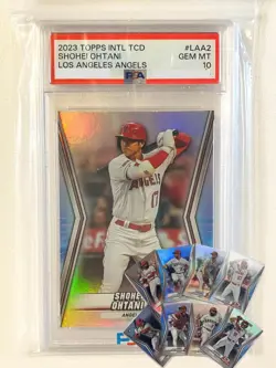 PSA10 2023 TOPPS LAA2 International Trading Card Day Stadium Card Day Shohei Oht - Image 1