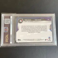 World Limited to 25 pieces PSA10 Shohei Ohtani Hideki Matsui Topps Now Card with - Image 2