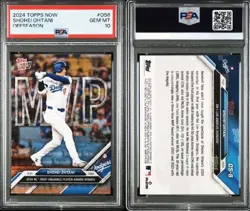 PSA10 2024 Topps Now Shohei Ohtani MVP Card Dodgers - Image 3