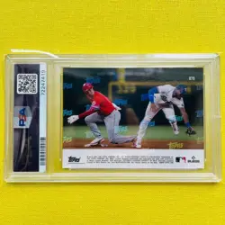 PSA10 Shohei Ohtani 45HR 25 Stolen Bases 100 RBIs Topps Now Card MLB - Image 2