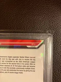 PSA10 Shohei Ohtani Dog Decopin Co starring MVP Award Commemorative Card TOPPS N - Image 3