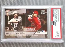 Topps Now PSA10 Shohei Ohtani Babe Ruth Collaboration Card 2018 Moment of the We - Image 1