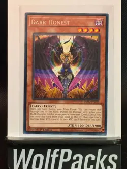 Yu-Gi-Oh! TCG Dark Honest VASM-EN047 Valiant Smashers 1st Edition Rare - Image 1