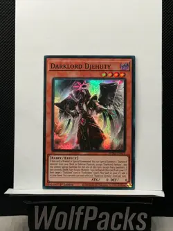 Yu-Gi-Oh! TCG Burst Protocol - Darklord Djehuty BPRO-EN019 Super Rare - Image 1
