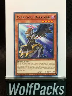 Yu-Gi-Oh! Rise of the Duelist - Capricious Darklord ROTD-EN023 1st Edition - Image 1