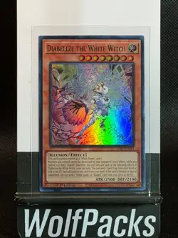Yu-Gi-Oh! TCG Alliance Insight - Diabellze the White Witch ALIN-EN012 Super Rare - Image 1