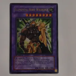 Konami Yu-Gi-Oh! Elemental Hero Wildedge EEN-EN035 Ultra Rare 1st Edition - Image 1