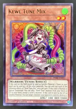 2025 Yugioh Phantom Revenge 1st Edition Kewl Tune Mix #PHRE-EN031 - Image 1