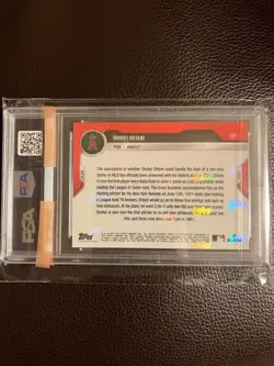 PSA10 Shohei Ohtani Starting Pitching Topps Now Card NO2 - Image 2
