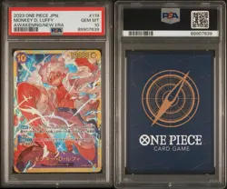 2023 One Piece JP Awakening New Era Monkey D Luffy #OP05-119 PSA 10 - Image 3