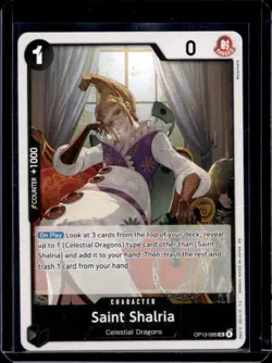 2025 One Piece 3rd Ann Tournament Saint Shalria Promos #OP13-086 - Image 1