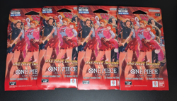 4 One Piece Heroines Edition Extra Booster - EB-03 - Sleeved Booster Packs x4 - Image 2