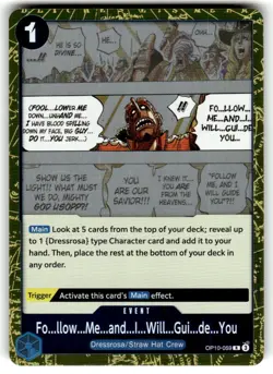 Follow Me and I Will Guide You... OP10-059 Royal Blood - English NM R Foil - Image 1