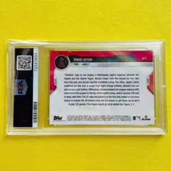 PSA10 Shohei Ohtani 40th Home Run 8th Win MLB Card Topps Now - Image 2