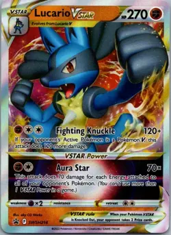 Lucario VSTAR SWSH: Sword & Shield Promo Cards #SWSH214 Card - Image 1