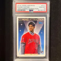PSA10 Topps Archives Shohei Ohtani RC Rookie Card - Image 1