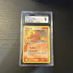 CGC 10 GEM MINT Magcargo 2005 EX Deoxys 37/107 Reverse Holo Stamped Pokemon Card - Image 1
