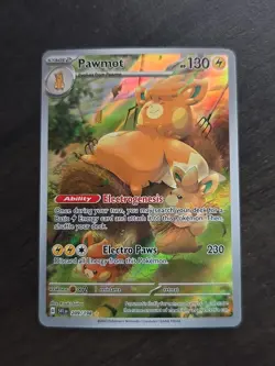 Pokemon Pawmot TCG Scarlet & Violet Base Set Holo Card 209/198 - Image 1