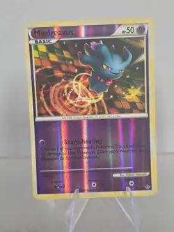 Misdreavus 54/95 Unleashed Reverse Holo Pokemon Card - Image 1