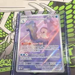 Pokemon Aurorus 092/088 Holo POR Ability Dinosaur Rare 170 HP Card 2026 - Image 1