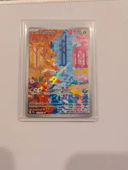 Pokemon TCG Deerling 165/162 Temporal Forces Illustration Rare Card NM Condition - Image 1